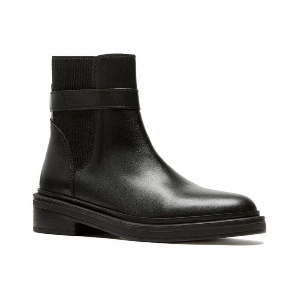 La Canadienne Lily Leather Boot Black